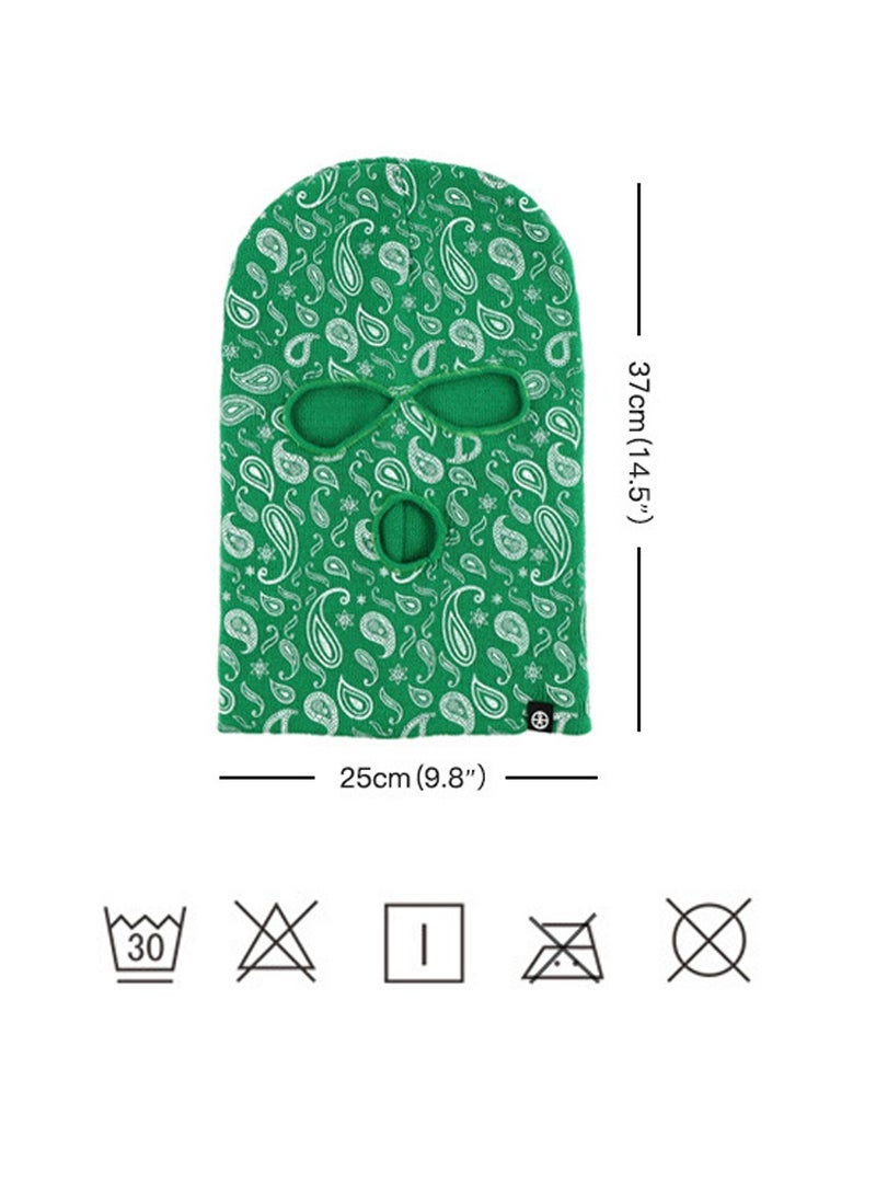 KASTWAVE Face Mask Hood, 2 Pcs Knitted Balaclava Ski Masks - Full Face Coverage for Winter Warmth in Outdoor Sports. Knitted Sports Masks for Men and Women - Image 2