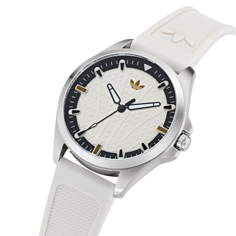 Adidas UNI ORIGINALS ICONIC ONE WHT DL SS CS 40 MM QTZ WHT SIL SS25 - Image 2