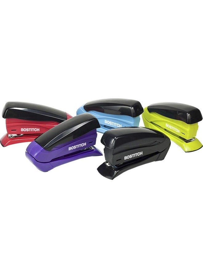 PaperPro Bostitch Office Inspire 15 Sheet Stapler - One Finger, No Effort, Spring Powered Stapler - Assorted Colors, No Color Choice (1491) 