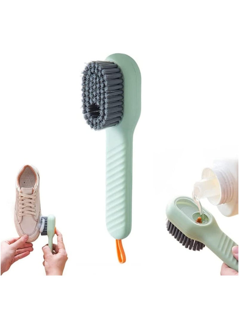 Generic Multifunctional shoes brush with liquid box long-handled cleaning brush  - Image 1
