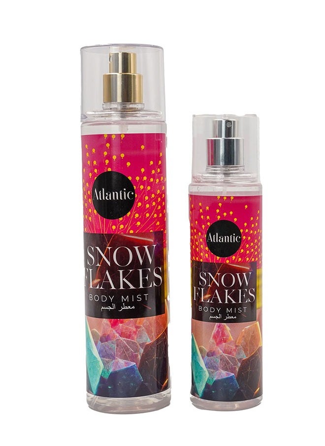 Atlantic Atlantic Snowflakes Body Mists Long Lasting Body Spray Pack of 2 Body Mist 250ml & 150ml  - Image 1