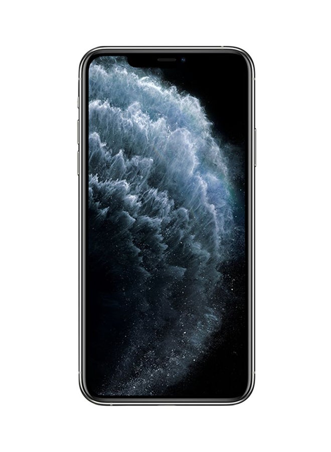 ابل  مُجدد - آيفون 11 برو مع تطبيق فيس تايم وذاكرة داخلية 256 جيجابايت ويدعم تقنية 4G LTE، لون فضي - Image 2