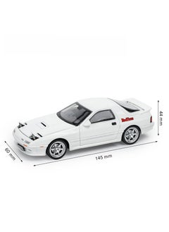 Arabest 1:32 Scale Mazda RX-7 Alloy Model Car Toy White 
