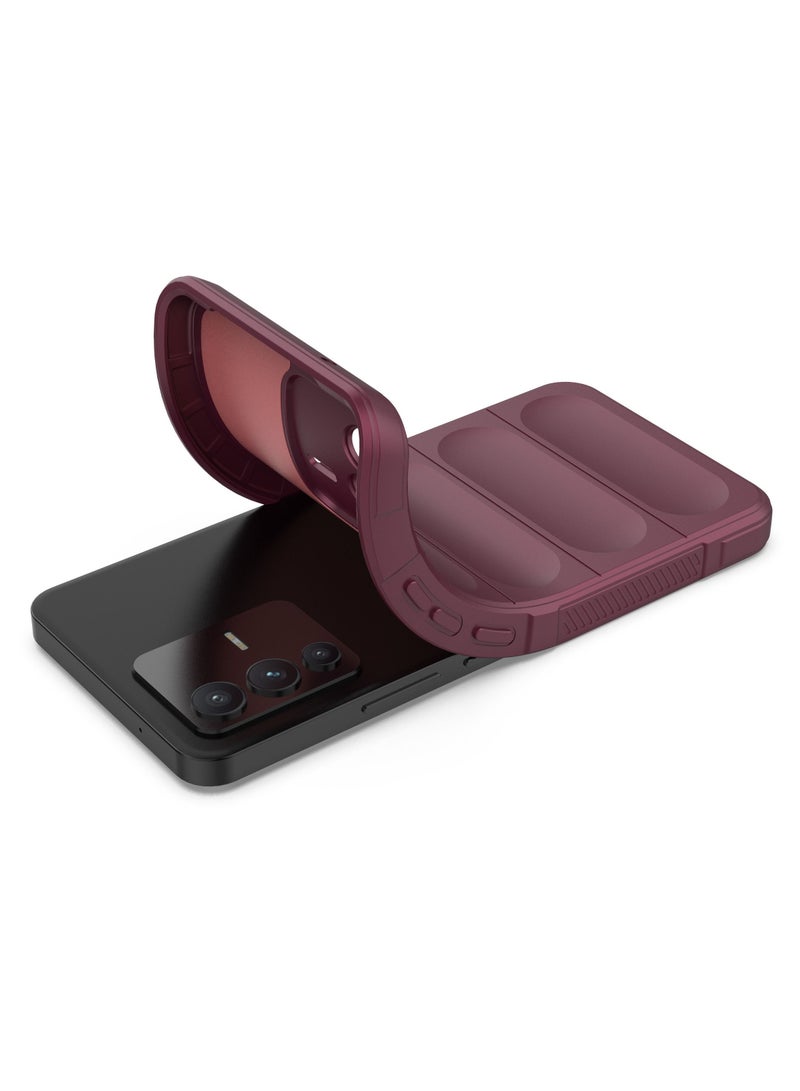GOLDEN MASK Compatible With Vivo V23 5G Magic Case ShockProof (Winne)