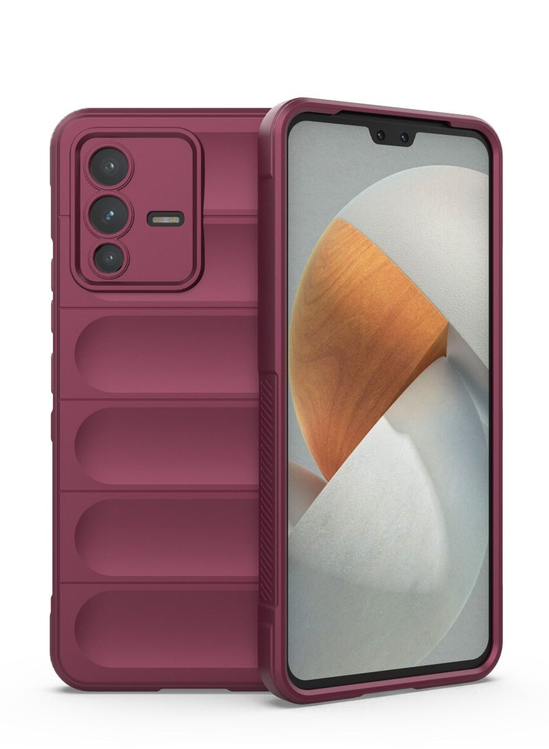 GOLDEN MASK Compatible With Vivo V23 5G Magic Case ShockProof (Winne)