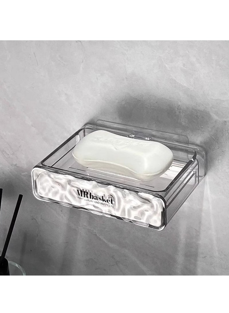 Soap Holder, Soap Rack, Suction Soap Dish, Shower Caddy, Bathroom Storage Organizer - Image 1