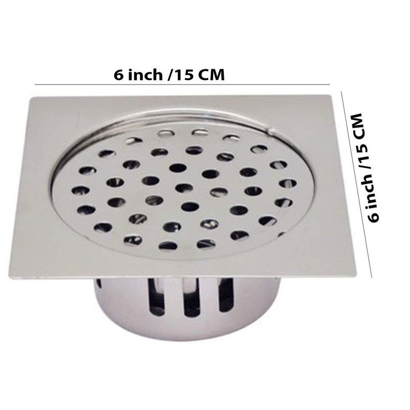 MLD Elegant Design 6" X 6" Stainless Still Three Piece Cockroch Jali,Floor Traps,Gutter Jali,Anti Cockroach Heavy Duty and Long Lasting - Image 3