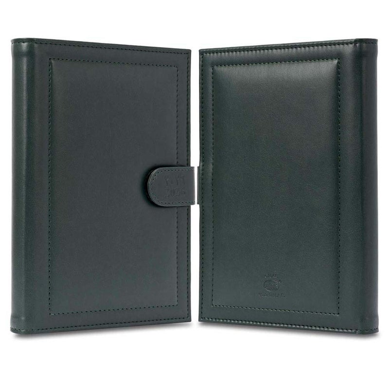 FIS مفكرة أجندة FIS 2026، 170x240 مم، غلاف إيطالي PU مبطن ومخيط من الجانبين، حلقة مع قفل مغناطيسي، يوم واحد في الصفحة، عربي/إنجليزي، ورق إيطالي عاجي 70 جرام، غلاف أخضر - FSDI61026AEGR - Image 2