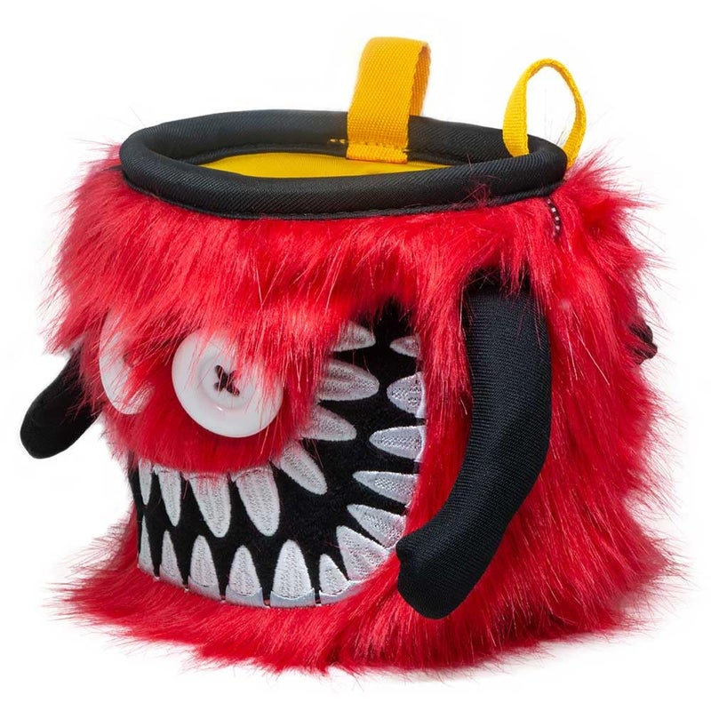 8B+ 8BPLUS 8BPLUS Chalk Bag for Climbing, Bouldering, Belt and Giftbox Included - Wide Opening - Brush Holders, for Left & Right Handers (Ozzy) - Image 3