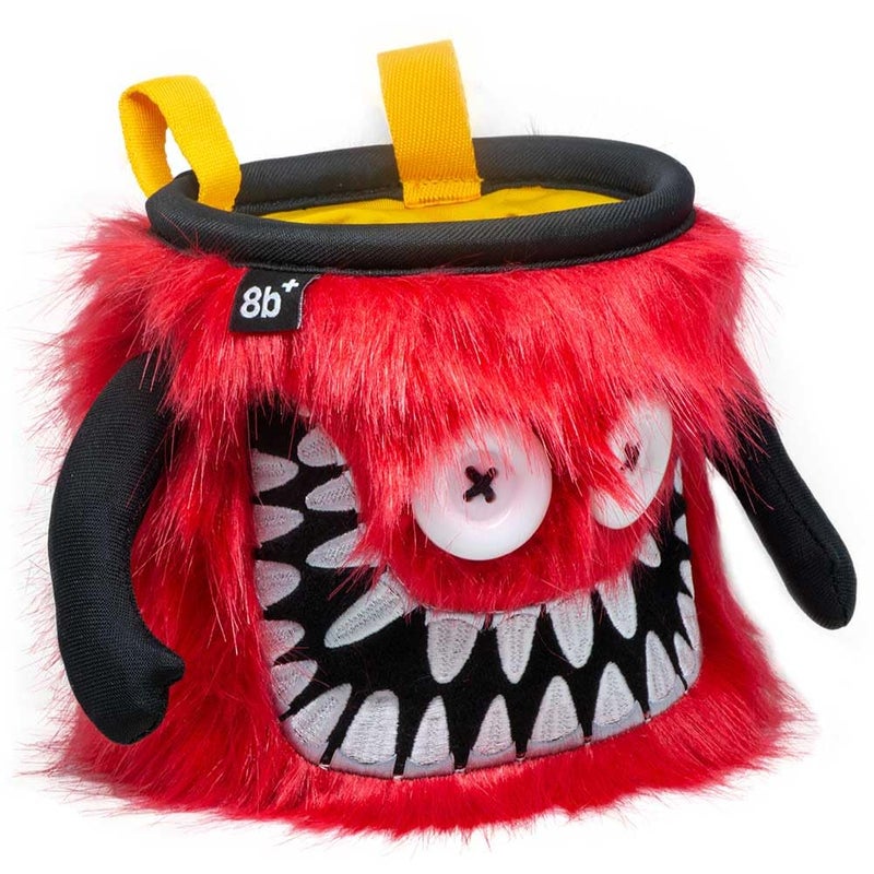 8B+ 8BPLUS 8BPLUS Chalk Bag for Climbing, Bouldering, Belt and Giftbox Included - Wide Opening - Brush Holders, for Left & Right Handers (Ozzy) - Image 2