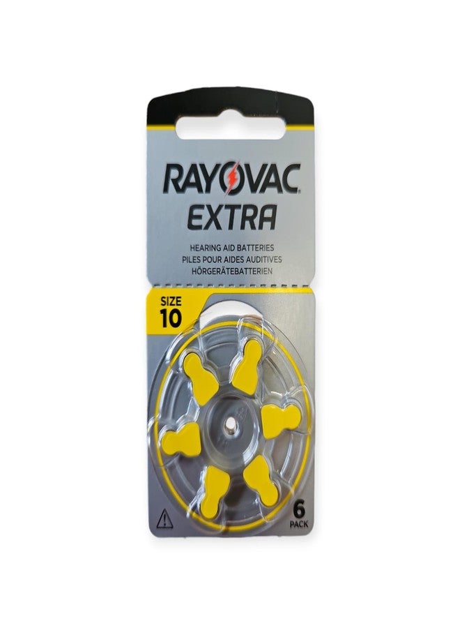 Rayovac 6 x RAYOVAC Extra Advanced with Active Core Technology 10 - the latest generation of hearing aid batteries - Image 1