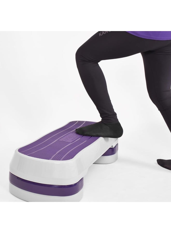 كانجرو استيب درج تمارين بنفسجي اللون 3 مستويات قابل للتعديل - Image 5