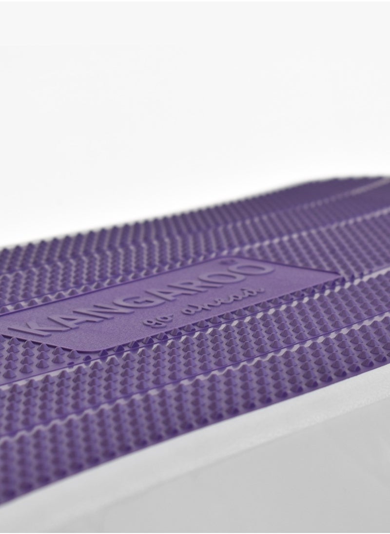 KANGAROO Step exercise staircase, purple, 3 adjustable levels With resistance rope gift  - Image 3