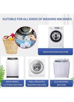 oradess Washing Machine Cleaner Tablets Descaler Solid Deep Cleaning Deodorizer For All Washer Machines HE Front Loader Top Load Clean Inside Drum and Laundry Tub Seal  - Image 5