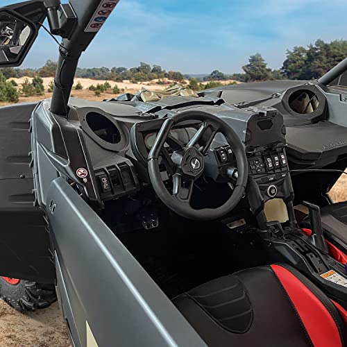 CUSAUTV Front Dash Speaker Pods Assembly Compatible with Can Am Maverick X3 / X3 Max 2017-2023 All Models Accessories 6.5 inch Stereo System Speaker Mount Enclosure Dash Panels (2PCS,LH+RH) - Image 5