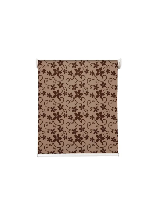 ميكاسا أرابيسك ستارة نافذة معتمة رول سهلة التركيب باللون البني 180 × 120 سم SACO.RB.BO.120.0180.ARBR