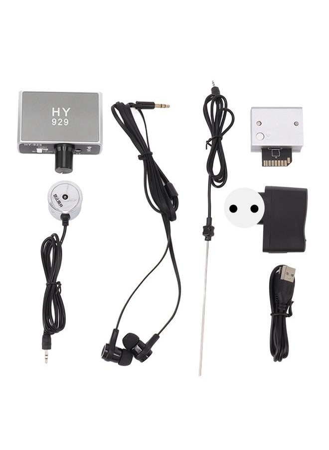 USB Professional Water Pipe Leakage Detector Water Pipeline Leak Detector Plumbing Engineering Leak Detection Device EU Plug 100‑240V