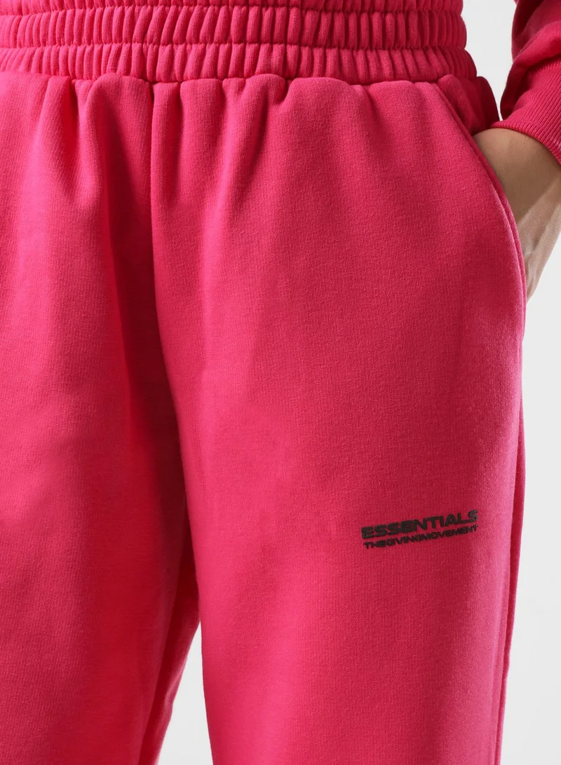 The Giving Movement Wide Leg Logo Joggers