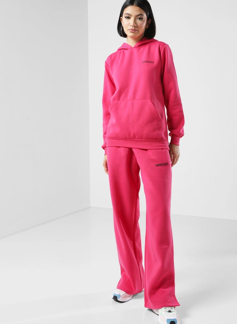 ذا جيفينج موفمنت بنطال رياضي بقصة ارجل واسعة - Image 4