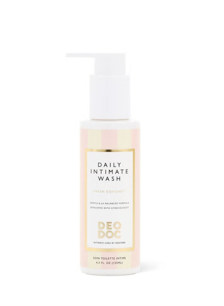 DeoDoc Fresh Coconut Daily Intimate Wash 125ml - Image 1
