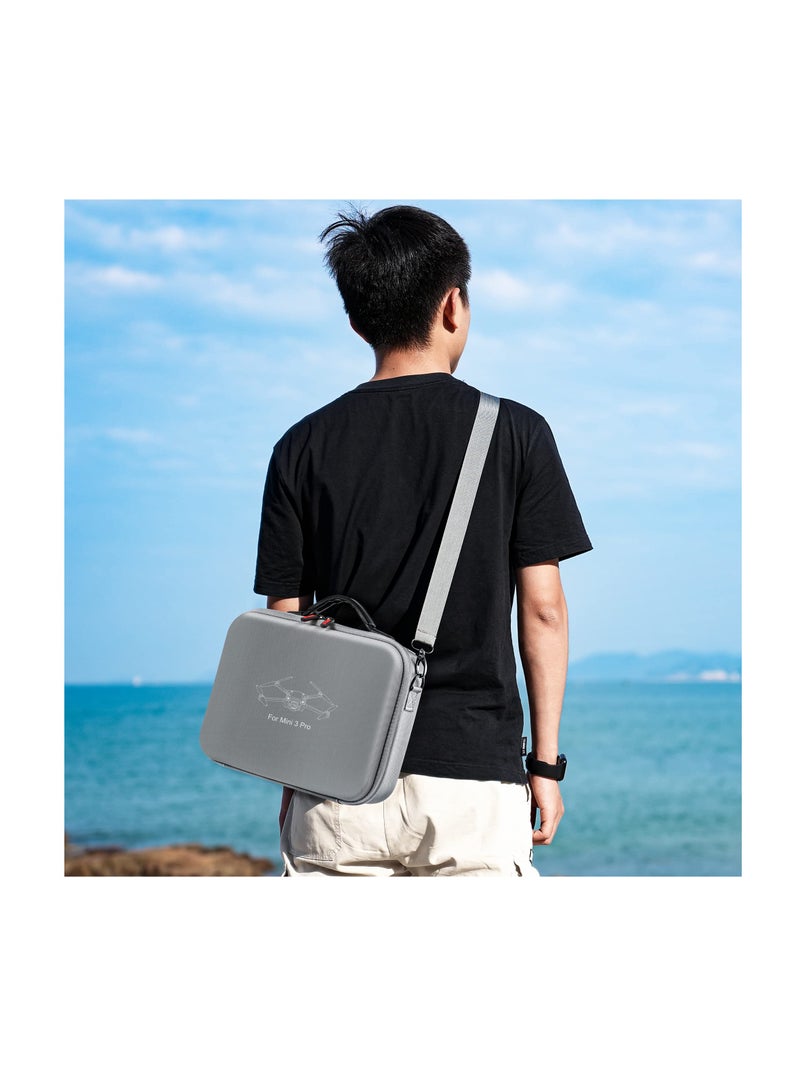 Excefore Fit for Mini 3 Pro Carrying Case, Only Case Portable Travel Bag for DJI Mini 3 Drone Accessories (Mini 3 Pro RC )  - Image 5