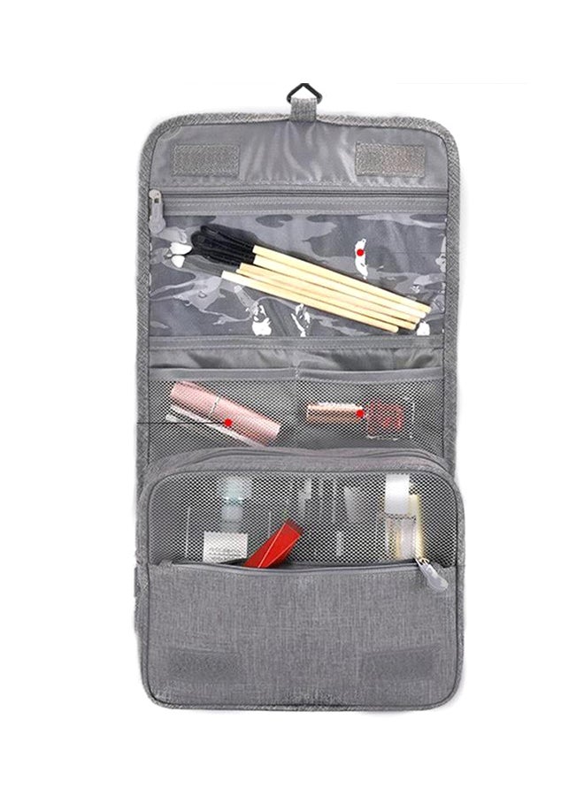 Makeup And Shaving Tools Travel Bag Grey - Image 5