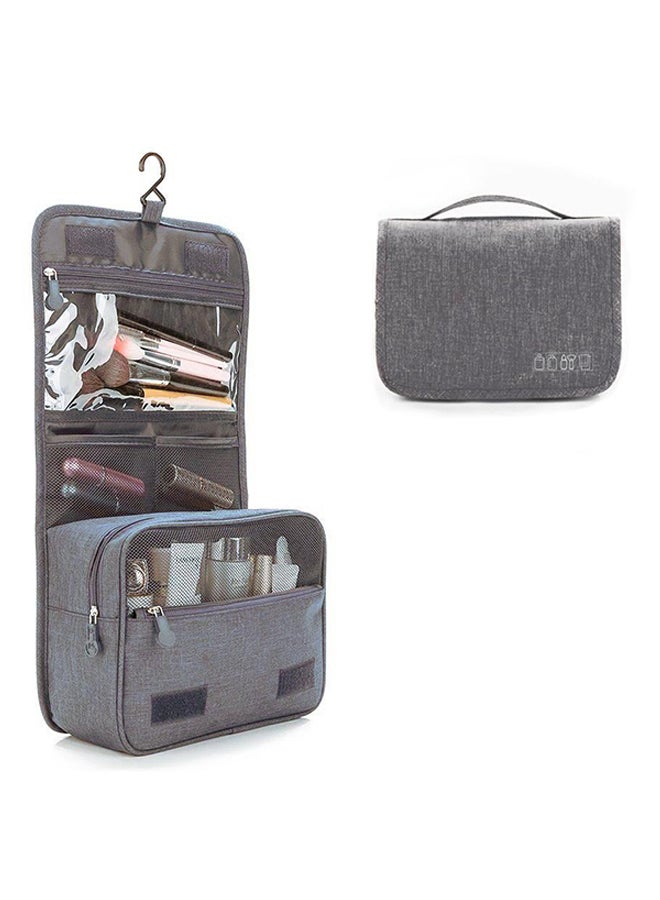Makeup And Shaving Tools Travel Bag Grey - Image 3