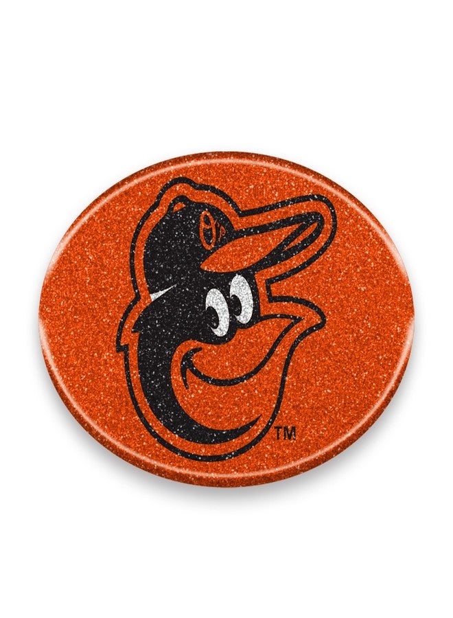 MLB Baltimore Orioles Color Bling Emblem, 4" x 4", Orange