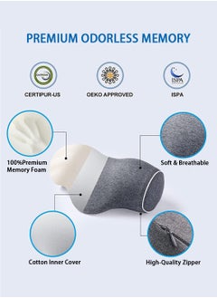 LEOKOR Neck Stretcher, Neck and Shoulder Relaxer,Cervical Pillow for Neck Pain Relief,Memory Foam Neck Stretcher Pillows with Pillowcase,Neck Support Traction Relaxer  - Image 4