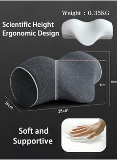LEOKOR Neck Stretcher, Neck and Shoulder Relaxer,Cervical Pillow for Neck Pain Relief,Memory Foam Neck Stretcher Pillows with Pillowcase,Neck Support Traction Relaxer  - Image 5
