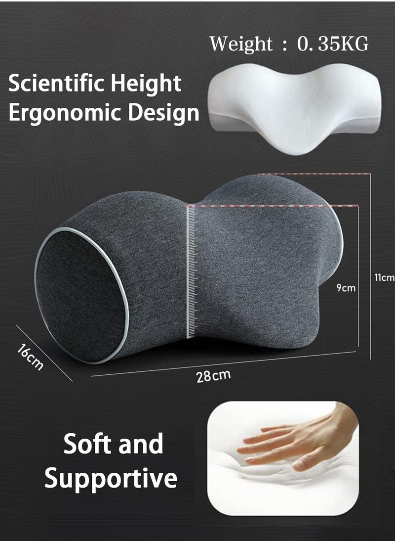 LEOKOR Neck Stretcher, Neck and Shoulder Relaxer,Cervical Pillow for Neck Pain Relief,Memory Foam Neck Stretcher Pillows with Pillowcase,Neck Support Traction Relaxer  - Image 5