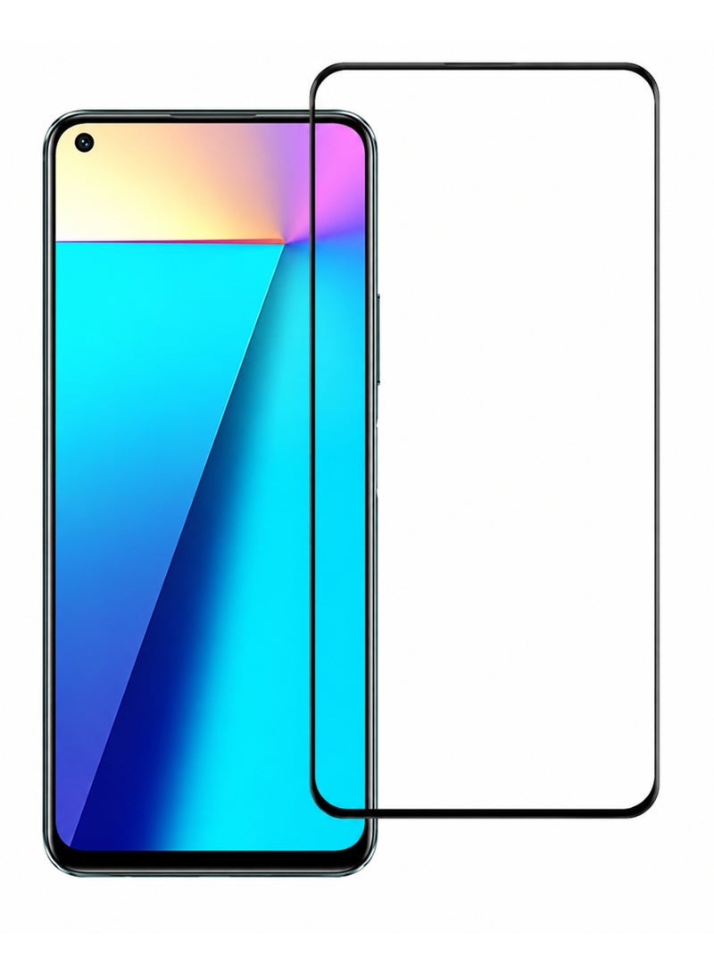 Panda Premium Full Cover Tempered Glass Screen Protector for Infinix Note 7 (X690) with Black Border - Image 1