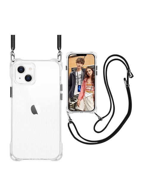 iPhone 14 Plus Magsafe Case with Strap Clear