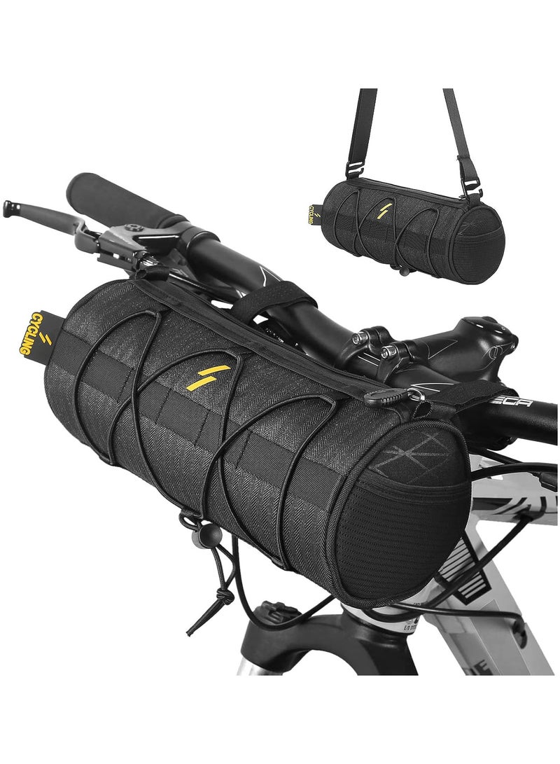 GGOOT Bike Handlebar Bag Multi-Functional Cycling Front Bag Bicycle Front Frame Top Tube Bag Saddle Bag Shoulder Bag for MTB Mountain Road Bag - Image 1