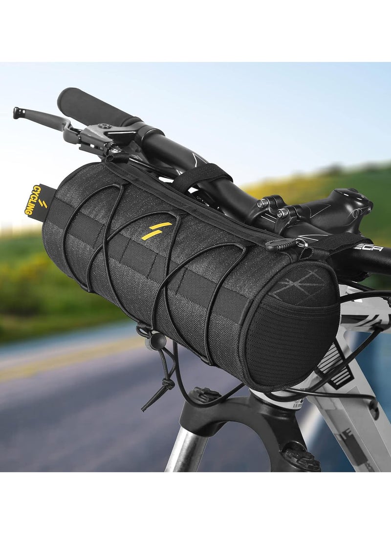 GGOOT Bike Handlebar Bag Multi-Functional Cycling Front Bag Bicycle Front Frame Top Tube Bag Saddle Bag Shoulder Bag for MTB Mountain Road Bag - Image 2