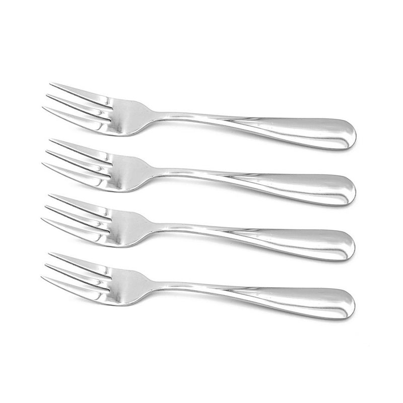 ERCRYSTO Stainless Steel Forks  Salad Forks  Dessert Forks  Appetizer Forks (4Pcs) - Image 1