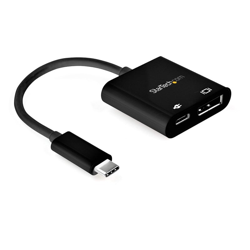 StarTech.com USB C to DisplayPort Adapter with Power Delivery - 8K 60Hz /4K 120Hz USB Type C to DP 1.4 Video Converter w/ 60W PD Pass-Through Charging - HBR3 - Thunderbolt 3 Compatible (CDP2DP14UCPB) - Image 5