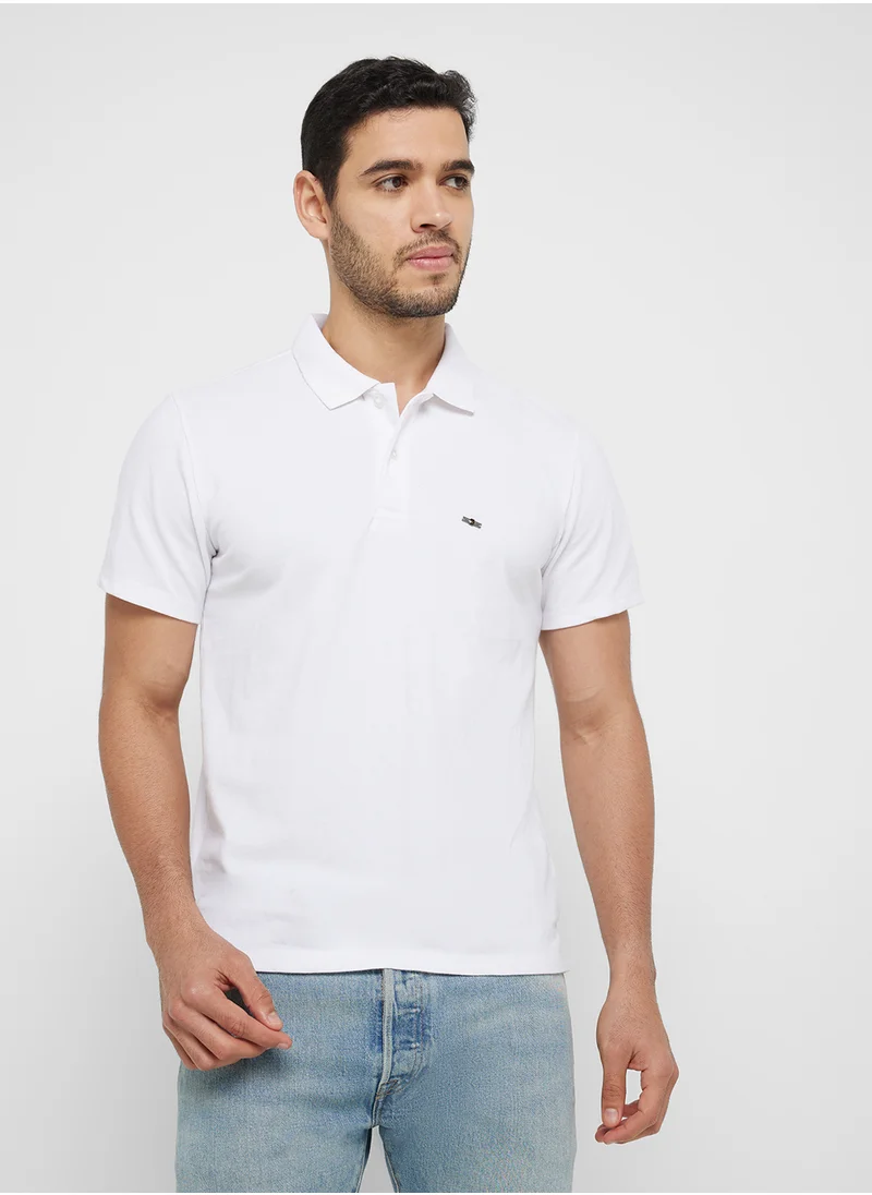 Robert Wood Logo Polo Shirt