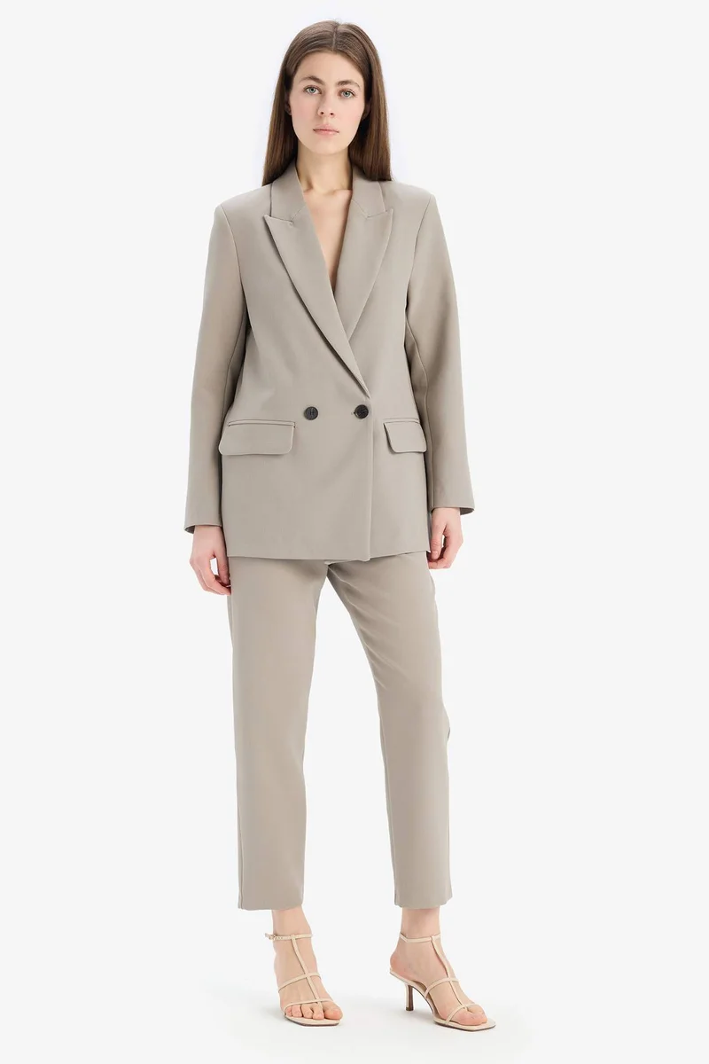 DeFacto Oversize Fit Jacket Collar Blazer