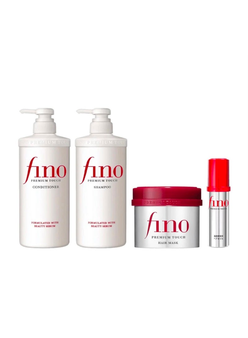 Hair Care Set Shampoo, Conditioner, Hair Mask & Hair Oil