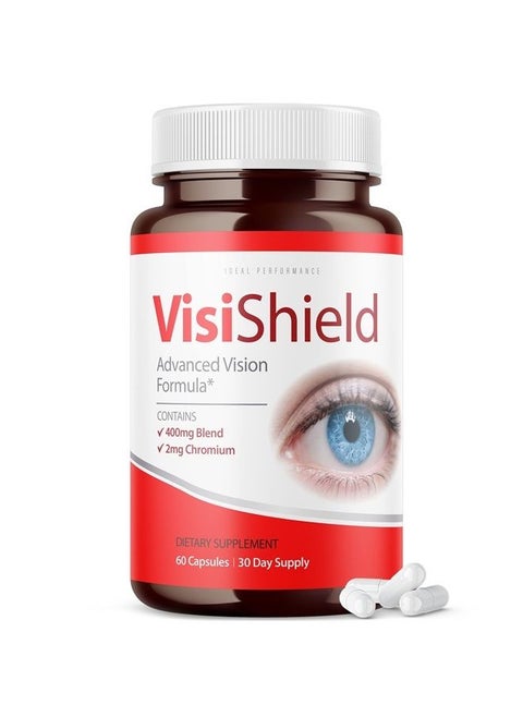 Visishield Advanced Vision Formula for Eyes Supplement Pills Vitamins (60 Capsules)