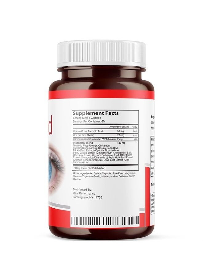 IDEAL PERFORMANCE - Visishield Advanced Vision Formula for Eyes Supplement Pills Vitamins (60 Capsules) - Image 1