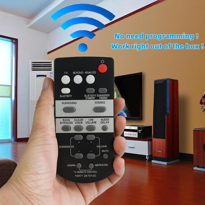 Replacement Remote Control Compatible for Yamaha ATS1050 & ATS-1050 - Image 2