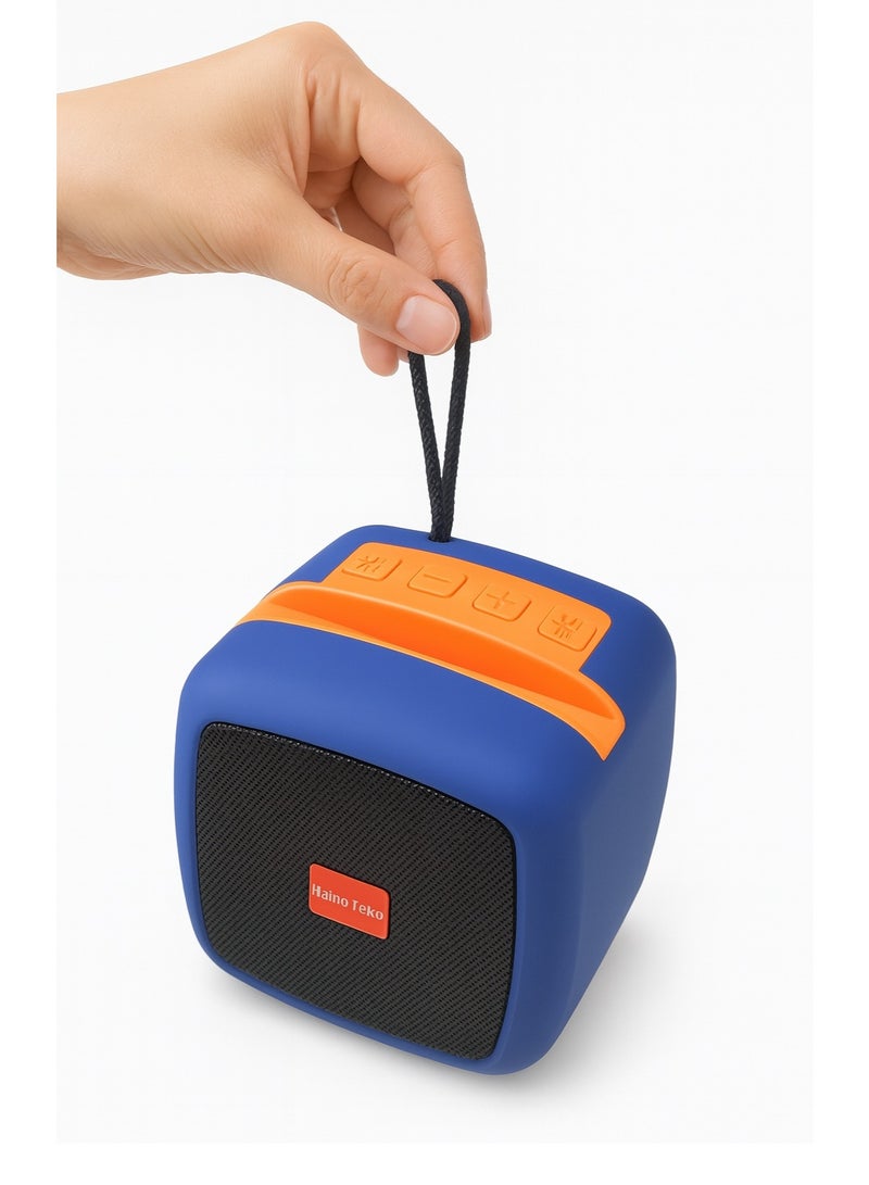 Haino Teko S22 Portable Bluetooth Speaker with RGB Lighting, Long Battery Life, FM Radio, and Memory Card Support - Image 2