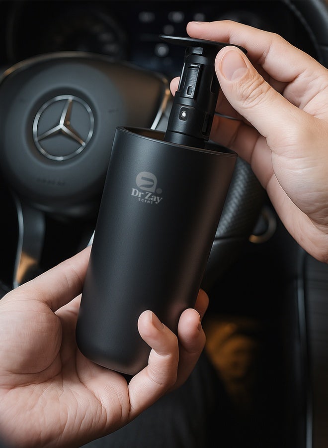 Dr Zayscent Dr. Zay Scent Car Scent Diffuser – Waterless Essential Oil Spray, Sophisticated Design, AI Motion Sensor Auto ON/OFF, Metal Body, 10–50ml, 45m³ Coverage, CE/RoHS/FCC Certified (BLACK)  - Image 5