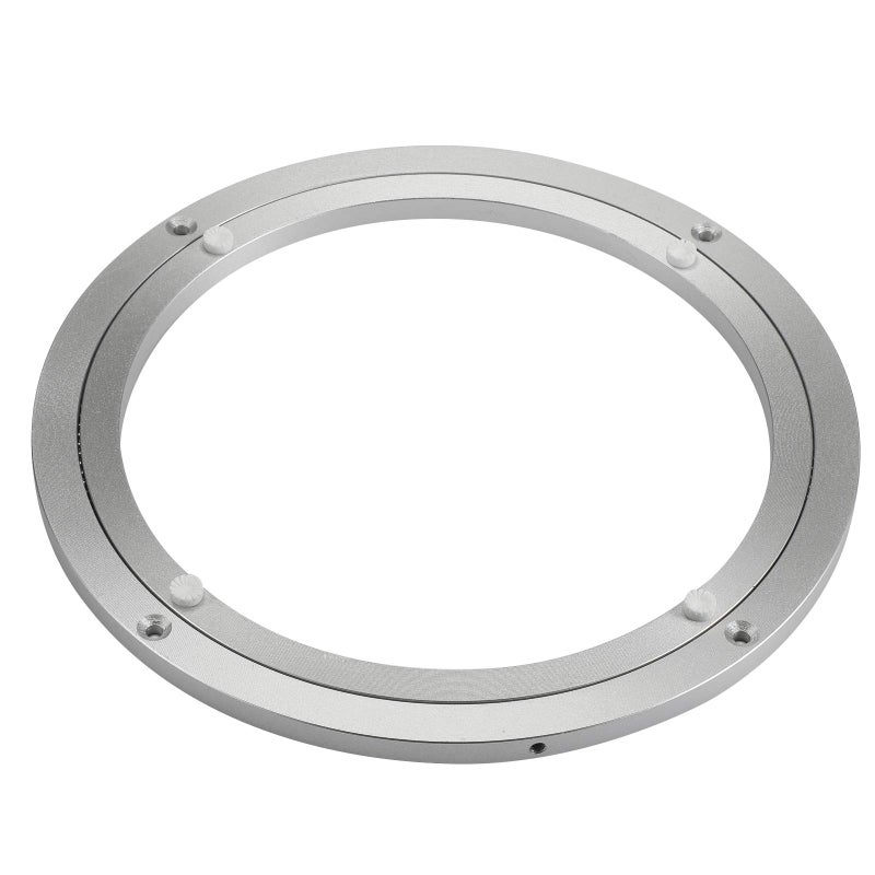 BlueNatHxRPR BlueNatHxRPR 10 250MM Inch Lazy Susan Base Only Lazy Susan Bearing Only Rotating Turntable Bearing Round Table Swivel Base for Glass Granite or Wood Kitchen Ding Table 