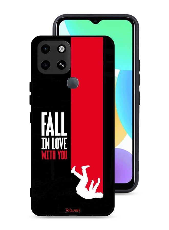 Tolwak Infinix Smart 6 Protective Case Cover Fall In Love With You - Image 1
