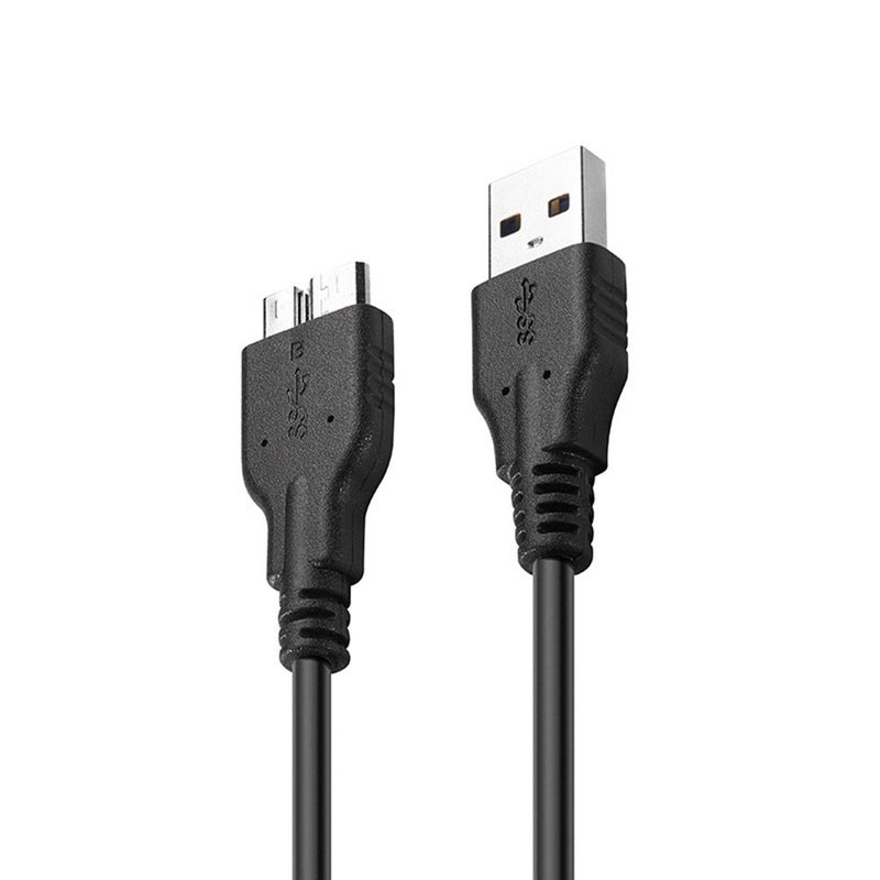 QCEs USB 3.0 Cable, USB 3.0 A Male to Micro B Cable 3.3FT Cord Compatible with WD My Passport and Elements Portable External Hard Drive, Toshiba, Seagate, Samsung Galaxy S5, Note 3 - Image 2