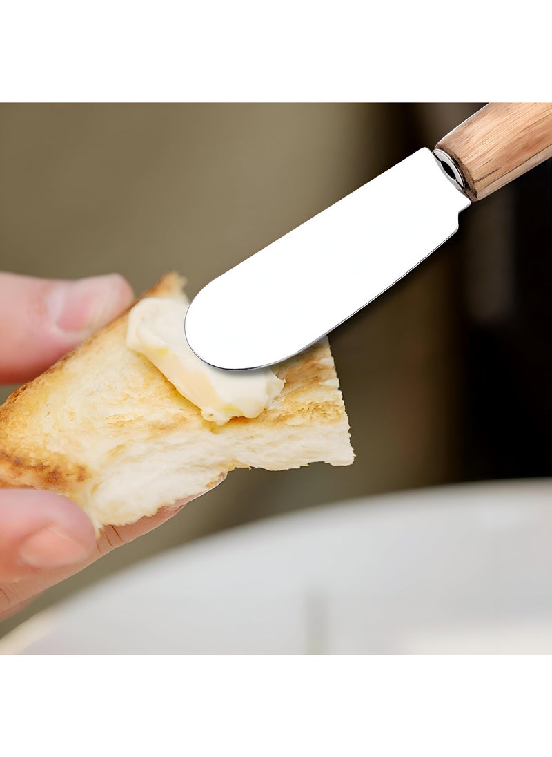 Universal Food Spreader Knives - Bundle Of Six Large Knives With User-Friendly Handles, Tailored For Spreading Butter, Jam, And Cheese Effortlessly, Suitable For Everyday Kitchen Tasks