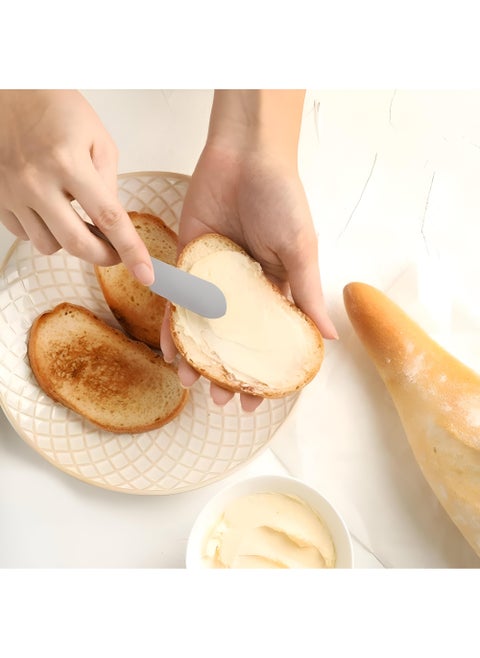 Universal Food Spreader Knives - Bundle Of Six Large Knives With User-Friendly Handles, Tailored For Spreading Butter, Jam, And Cheese Effortlessly, Suitable For Everyday Kitchen Tasks